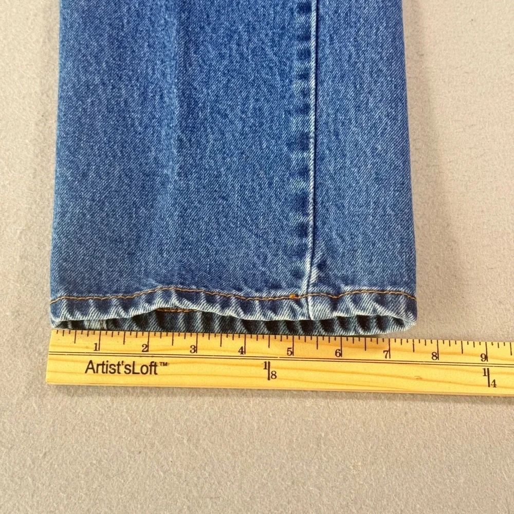 Levis 505 Regular Fit Straight Leg Jeans Mens 31x34 Blue Medium Wash Denim